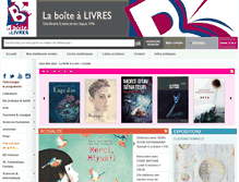 Tablet Screenshot of boitealivres.com